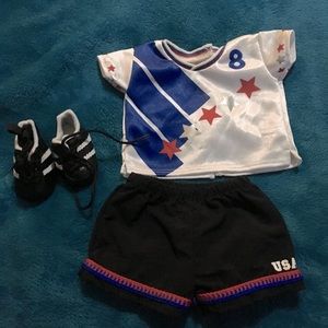 American Girl doll Go USA soccer outfit from 2004 (retired)